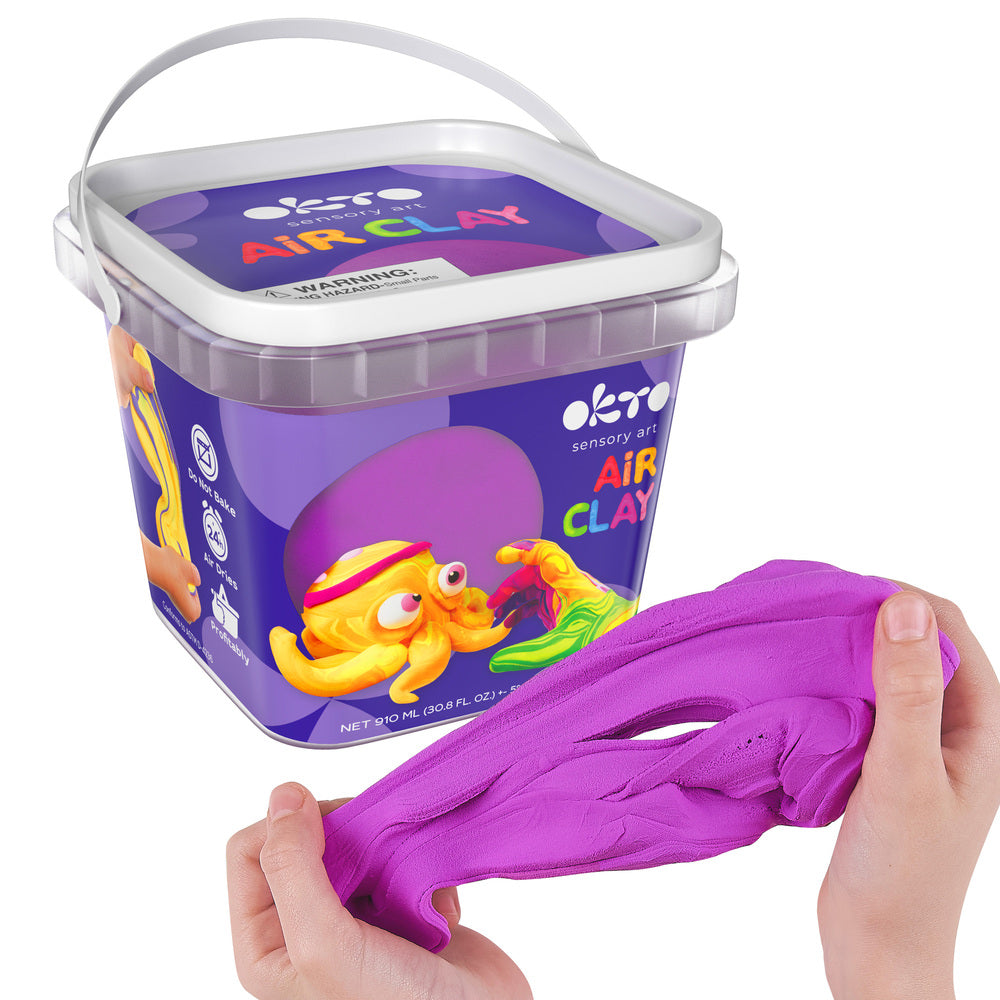 Air clay for school "Purple"