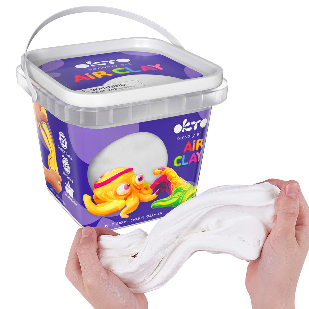 Air Clay for School "White"